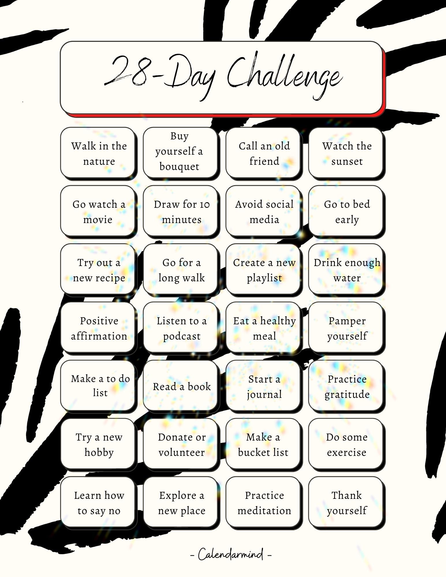 The 28-day  Challenge